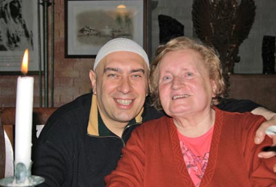 mamma Elide con Swami Roberto