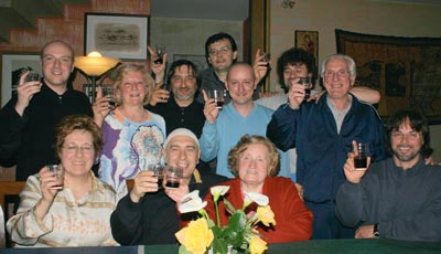 Compleanno di mamma Elide con Swami Roberto e i monaci Ramia