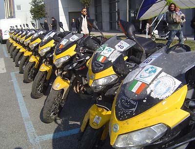Le moto della missione Sudamericando Le moto della Missione Sudamericando