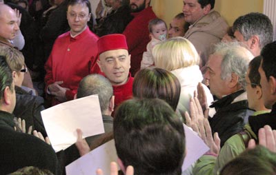 Il darshan di Swami Roberto a Poggiana