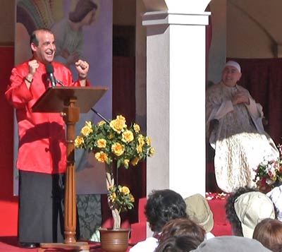 Il discorso di Ramia Osvaldo Ristuccia al compleanno di Swami Roberto