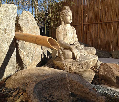 Il Giardino della Meditazione nell'ashram di Anima Universale