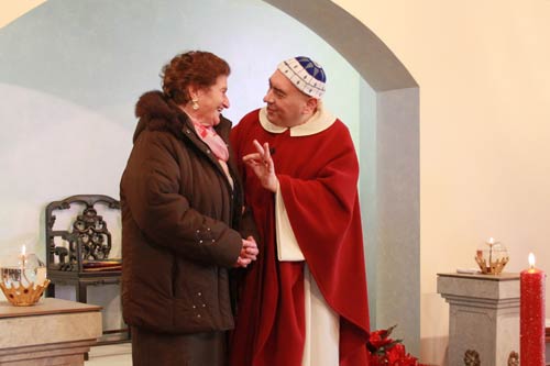 Gina Milioto Piazza festeggia il suo compleanno con Swami Roberto