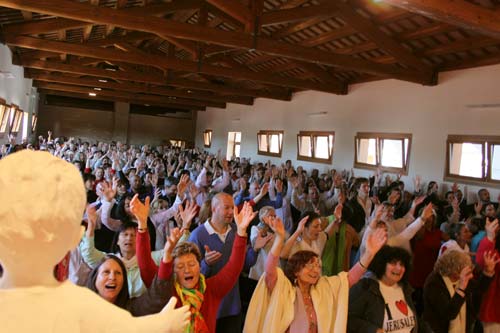 Celebrazione di Pasqua con i monaci Ramia