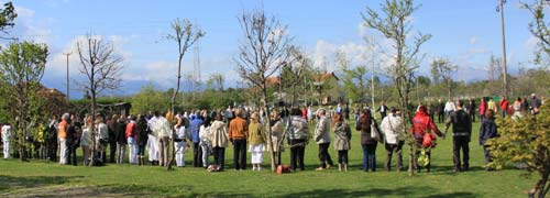 Celebrazione di Pasqua con i monaci Ramia