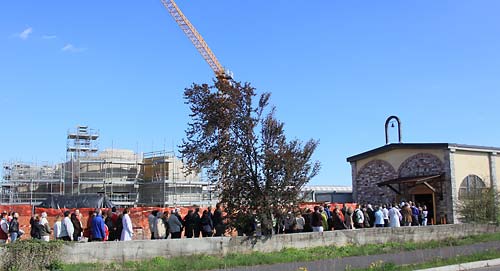Celebrazione di Pasqua con i monaci Ramia