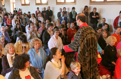 Celebrazione di Pasqua con i monaci Ramia