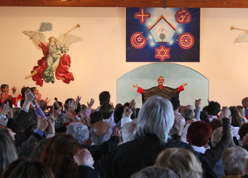 Celebrazione di Pasqua con i monaci Ramia