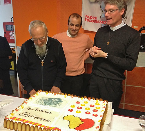 Monaci ramia al 50° anniversario di sacerdozio di P.Fulgenzio Cortesi Monaci ramia al 50° anniversario di sacerdozio di P.Fulgenzio Cortesi