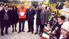 ramia Ennio con le autorità di Larino